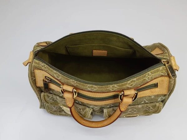 Bolsa Louis Vuitton Neo Speedy Denim Monogram Verde