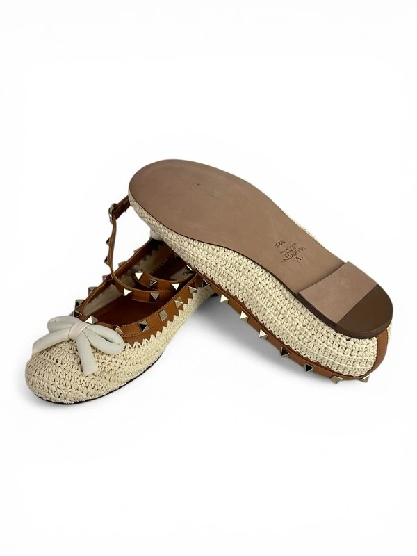 Sapatilha Valentino Ballerina Natural