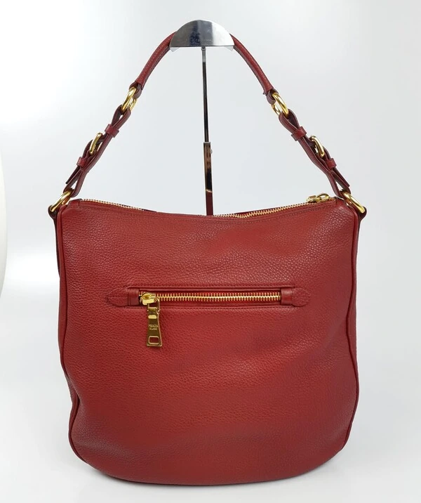 Bolsa Prada Hobo Burgundy