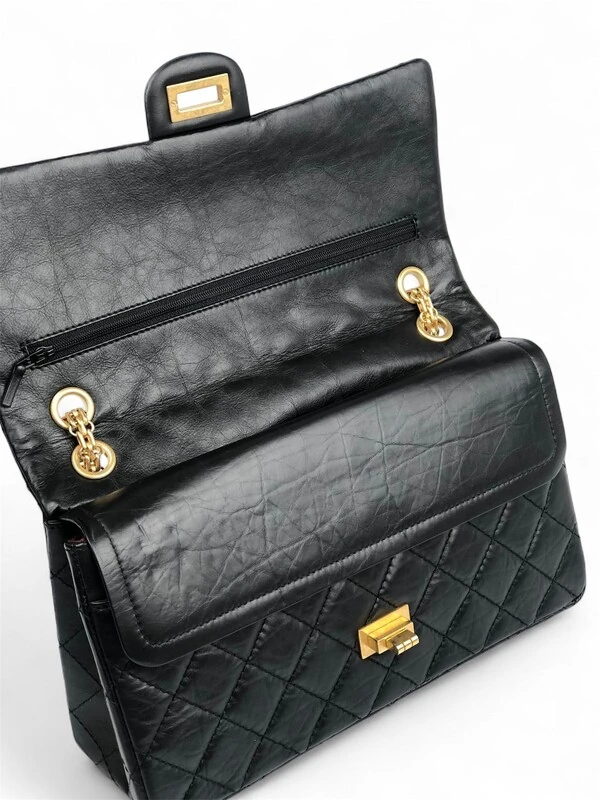 Bolsa Chanel 2.55 Reissue Classic Double Flap Preta