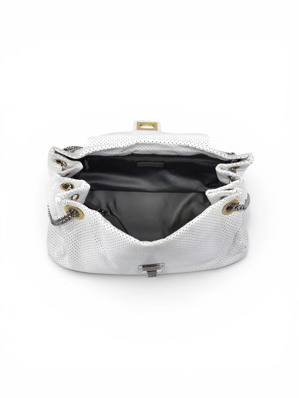 Bolsa Chanel Reissue Perforated Leather White