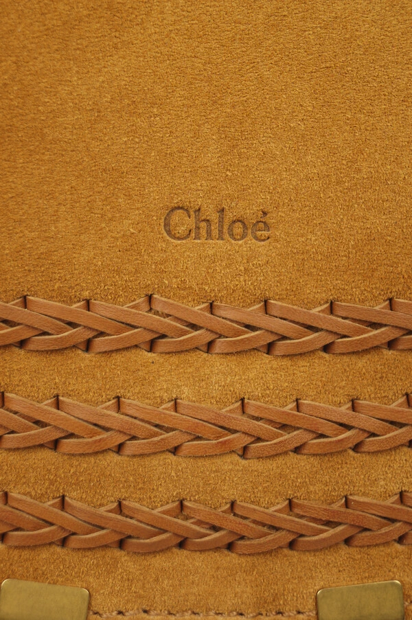 Bolsa Chloé Marcie Camurça Caramelo