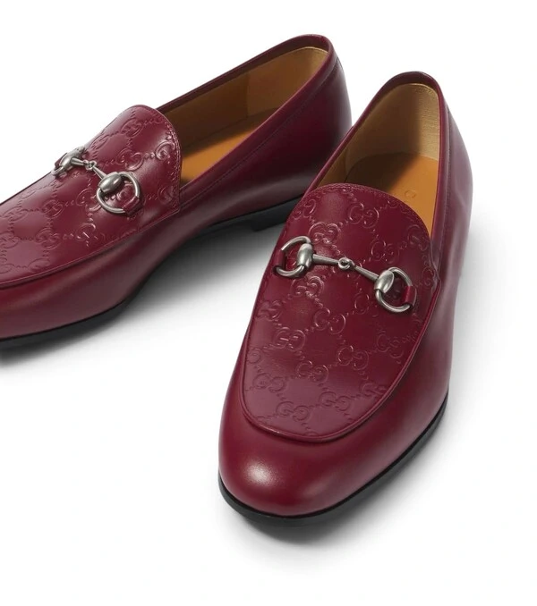 Sapato Gucci Horsebit GG Rosso