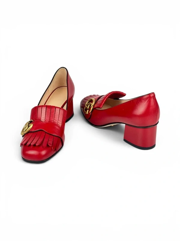 Sapato Gucci gg Vermelho