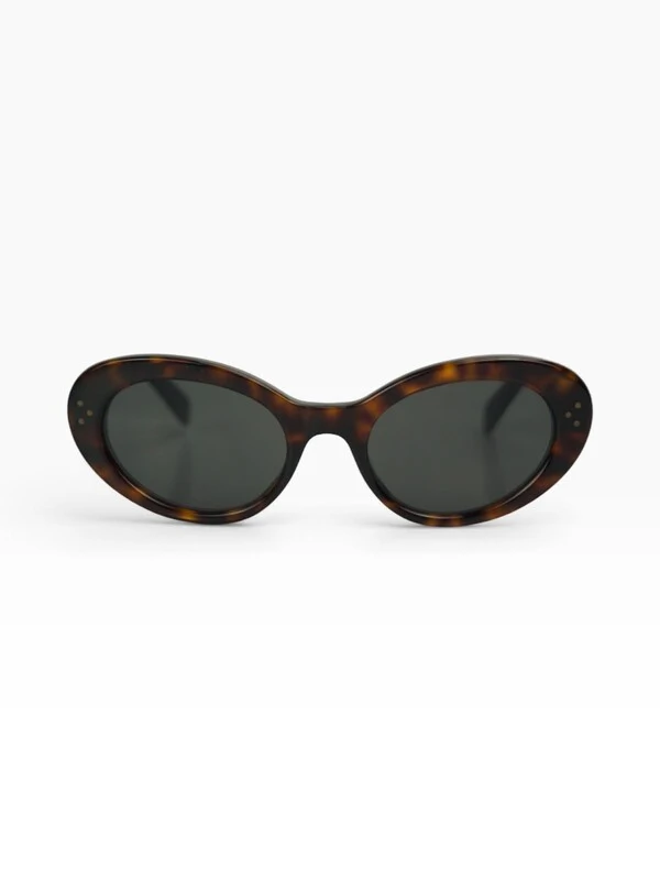 Óculos de Sol Celine Cat-Eye Tortoise Dark Havana