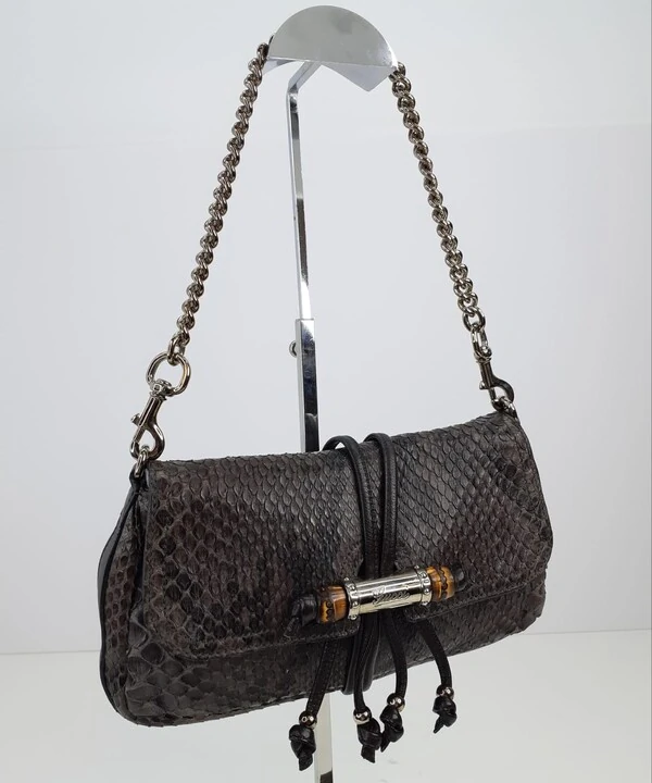 Bolsa Gucci Gucci Bamboo Croisette Phython