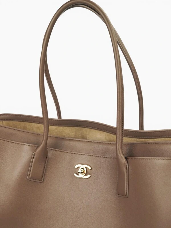 Chanel Archetype Shopping Tote Large Light Brown