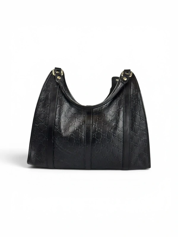 Bolsa Gucci Jackie Guccissima Hobo Preta