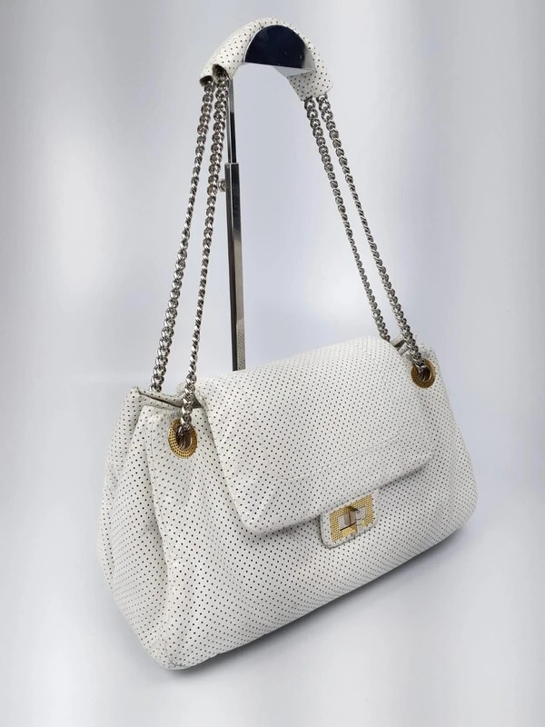 Bolsa Chanel Accordion Branca