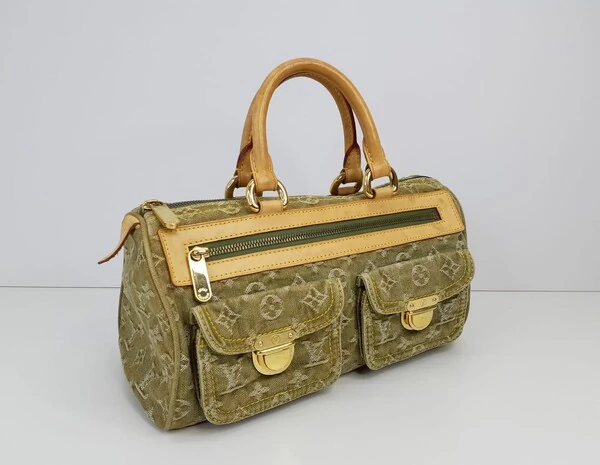 Bolsa Louis Vuitton Neo Speedy Denim Monogram Verde