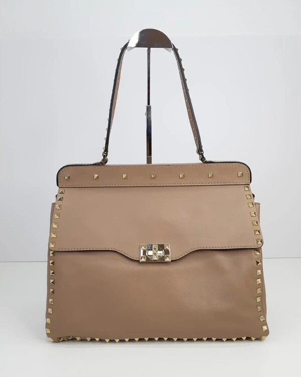 Bolsa Valentino Rockstud Nude