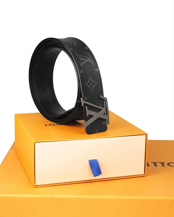 Cinto Louis Vuitton Reversível Monogram Eclipse