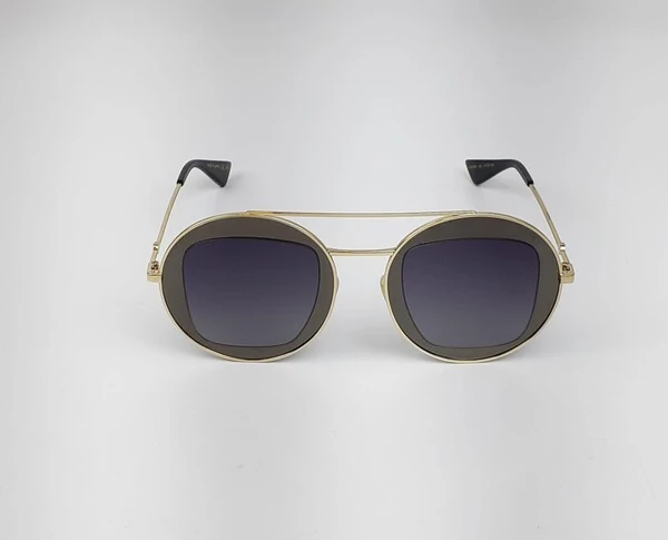 Óculos de Sol Gucci GG0105S Redondo Preto