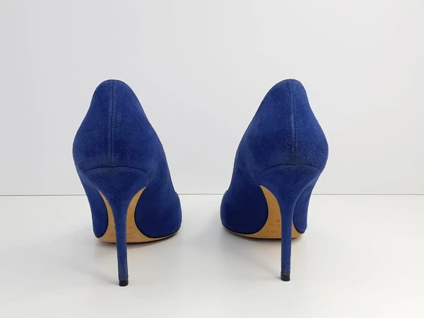 Sapato Christian Dior Camurça Azul Marinho