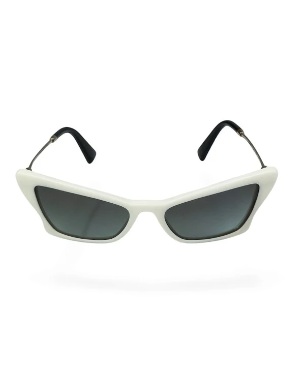 Óculos Valentino Cat-Eye VA4062 Marfim & Preto