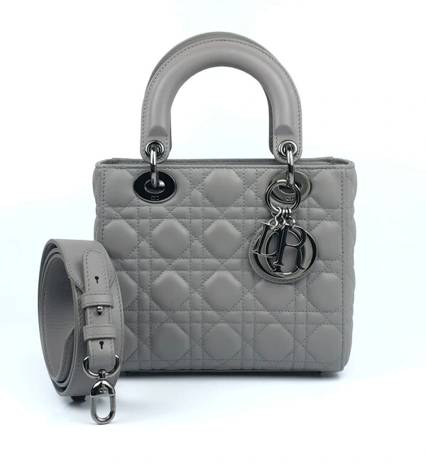 Bolsa Dior Lady Dior My Abcdior Small Cinza
