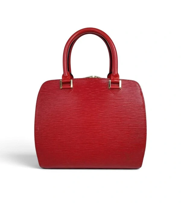 Bolsa Louis Vuitton Sablons em Couro Epi Vermelha
