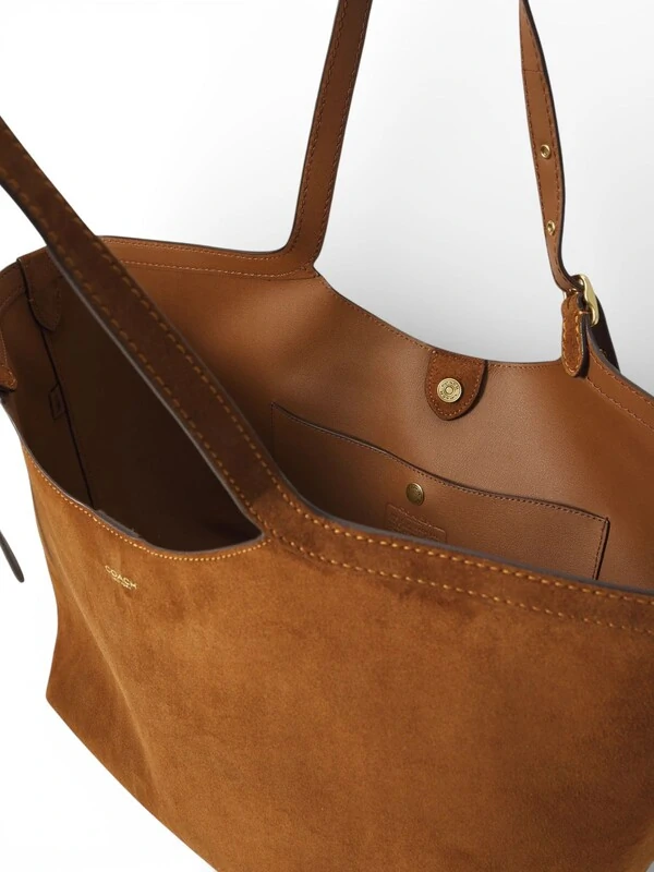 Bolsa Coach Gramercy Camurça Marrom