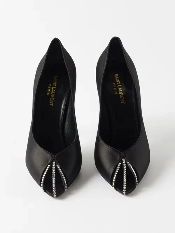 Sapato Saint Laurent Scarpin Martinique Preto