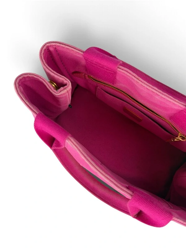 Bolsa Prada Canapa Logo Small Pink