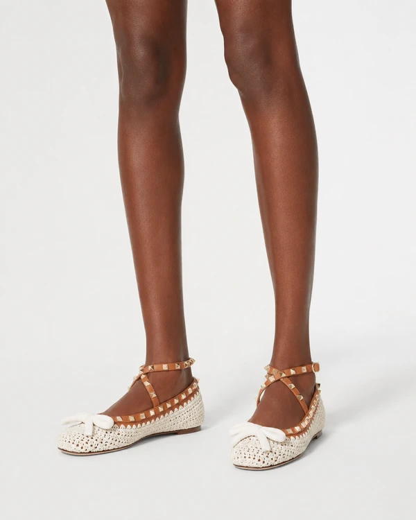 Sapatilha Valentino Ballerina Natural