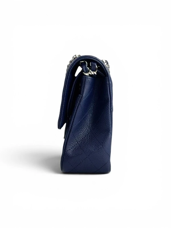 Bolsa Chanel Classic Double Flap Azul Marinho