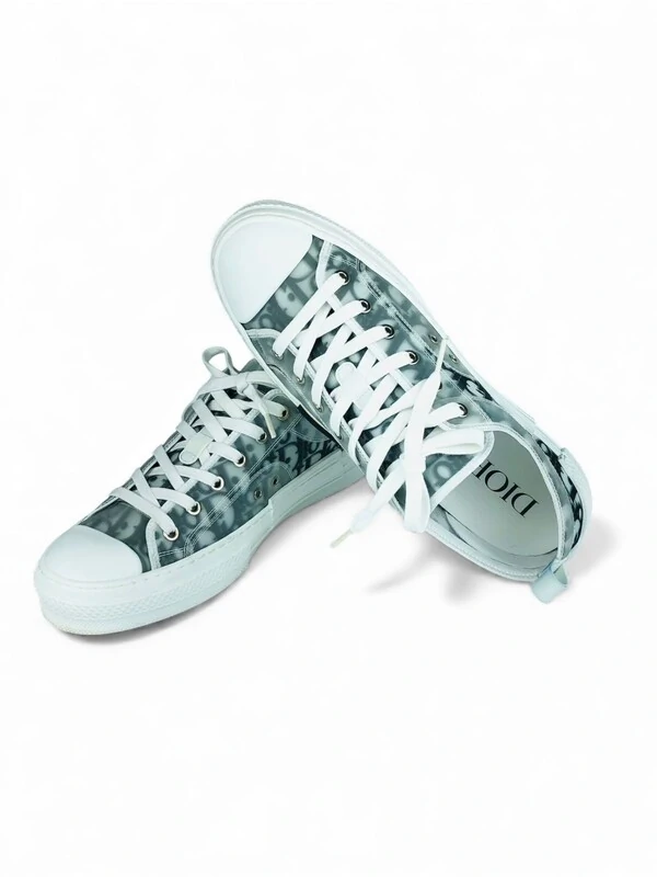 Tênis Dior Sneaker B23 League Oblique Cano Baixo Branco Monogram