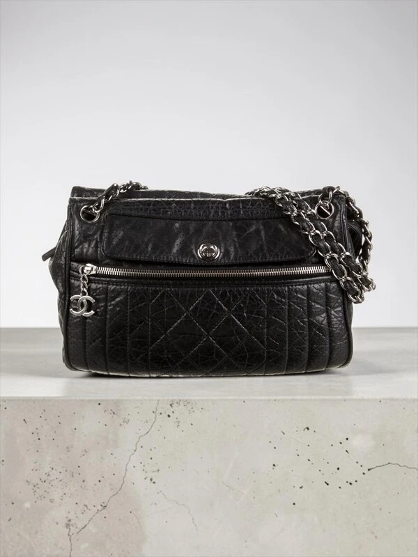 Bolsa Chanel 50's Perforated Black