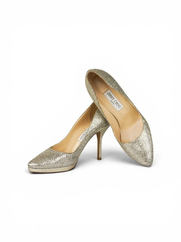Sapato Jimmy Choo Dourado