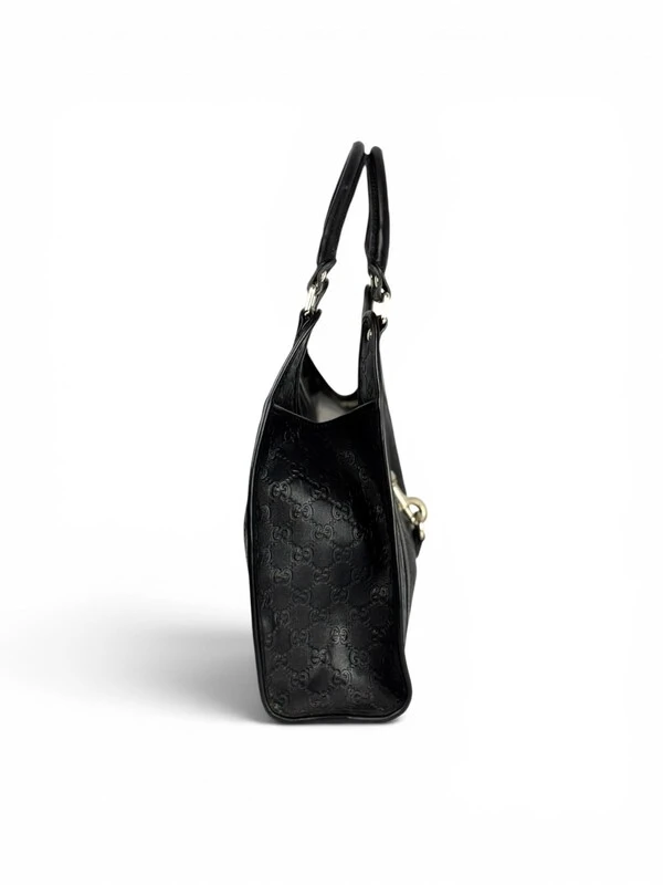 Bolsa Gucci Jackie Guccissima Hobo Preta