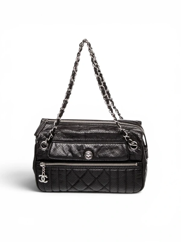 Bolsa Chanel 50's Perforated Black