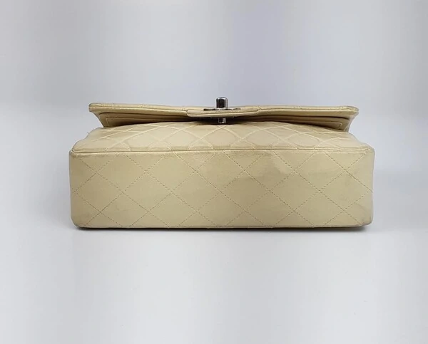 Bolsa Chanel Doubleflap 11.12 Lambskin Off White