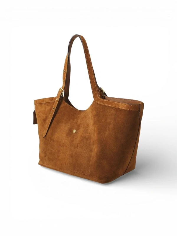 Bolsa Coach Gramercy Camurça Marrom