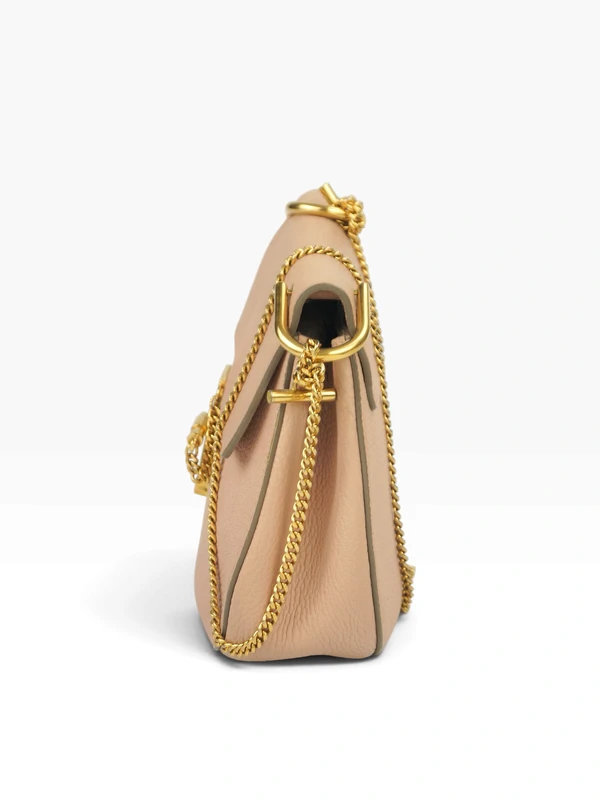 Bolsa Chloé Drew Mini Nude Rosé