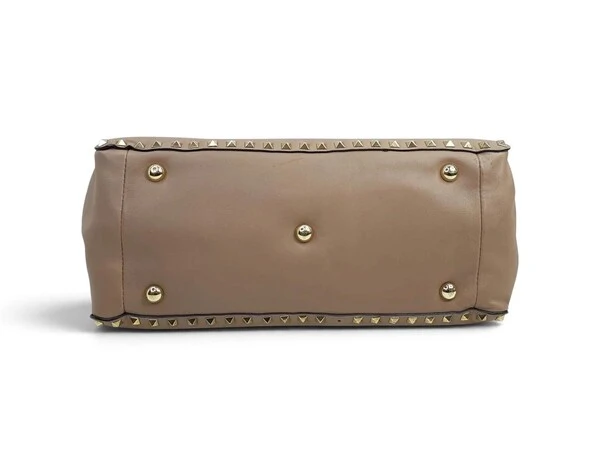 Bolsa Valentino Rockstud Nude