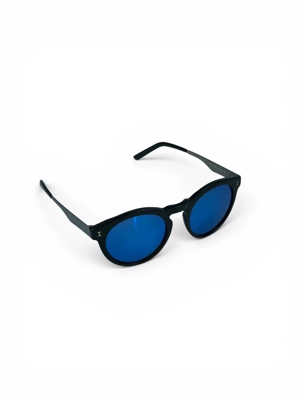 Óculos De Sol Illesteva Lentes Redondas Preto