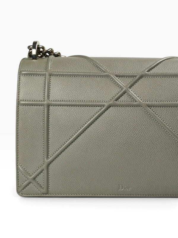 Bolsa Dior Diorama Flap Bag Cinza