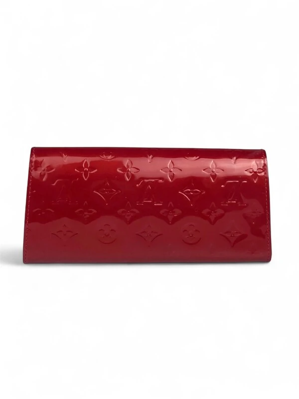 Clutch Louis Vuitton Verniz Sunset Boulevard Vermelho