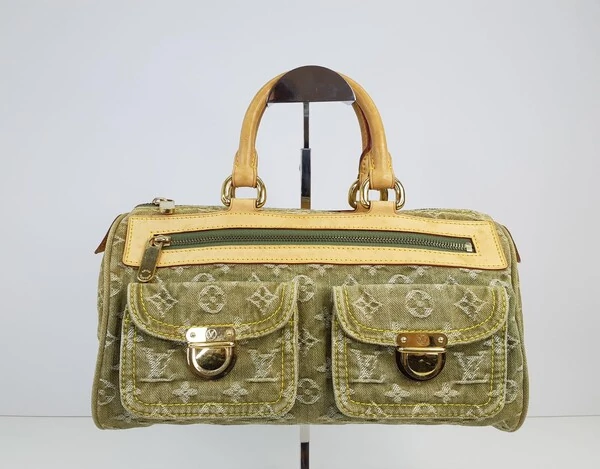 Bolsa Louis Vuitton Neo Speedy Denim Monogram Verde
