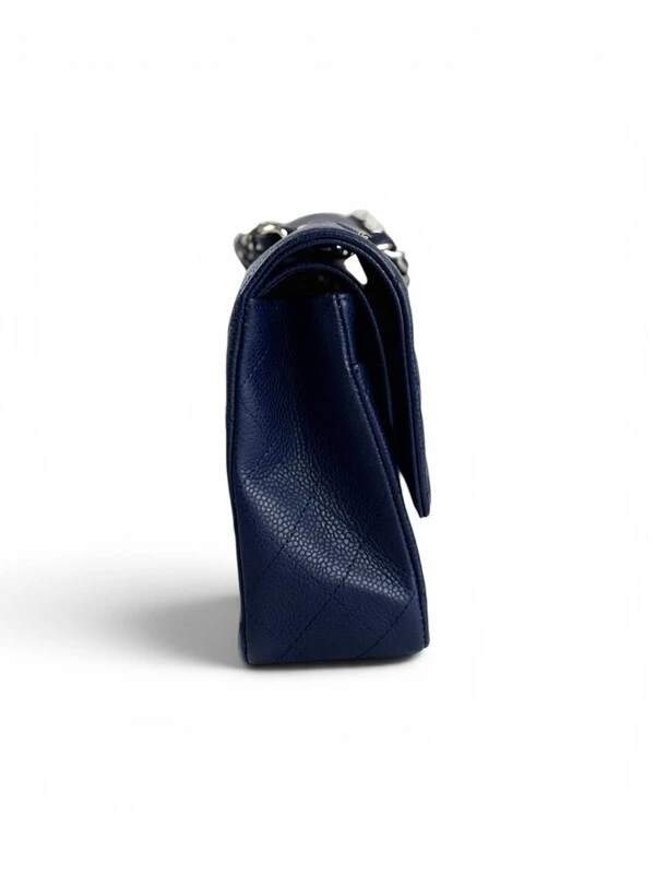 Bolsa Chanel Classic Double Flap Azul Marinho