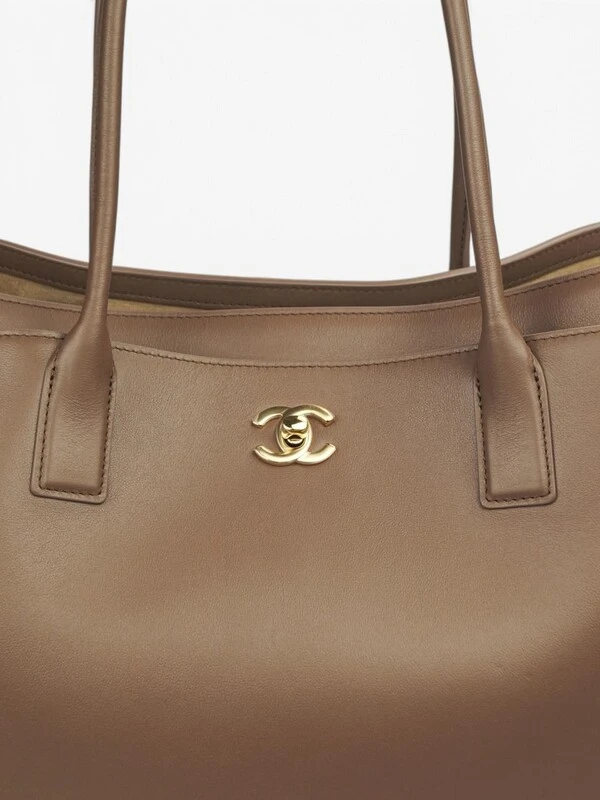 Chanel Archetype Shopping Tote Large Light Brown