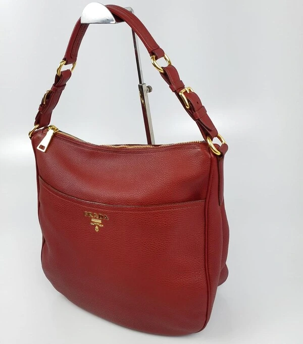 Bolsa Prada Hobo Burgundy