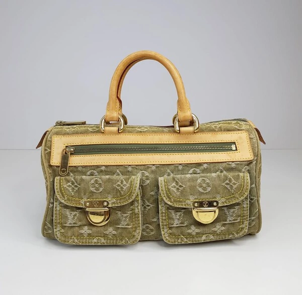 Bolsa Louis Vuitton Neo Speedy Denim Monogram Verde