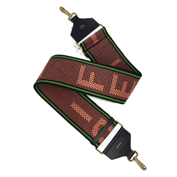 Alça De Bolsa Fendi Strap On Multicolor