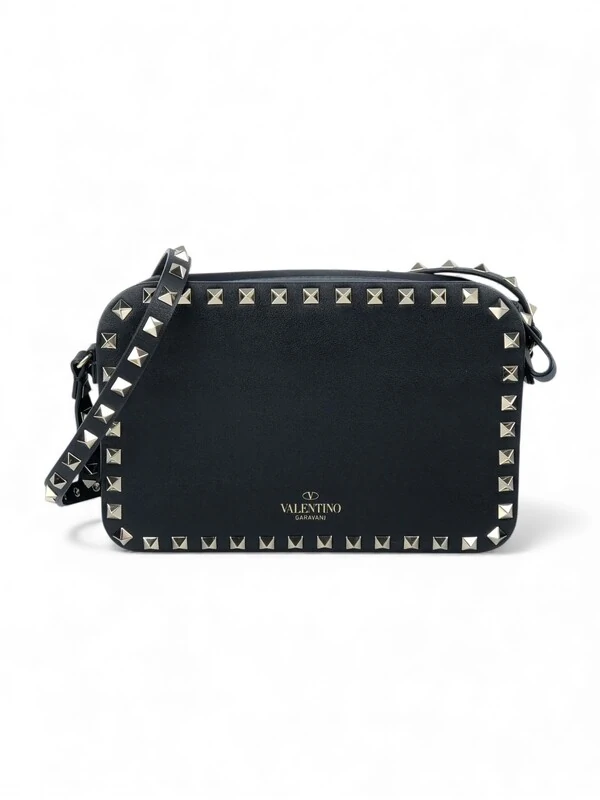 Bolsa Valentino Flip Lock Camera Bag Preta