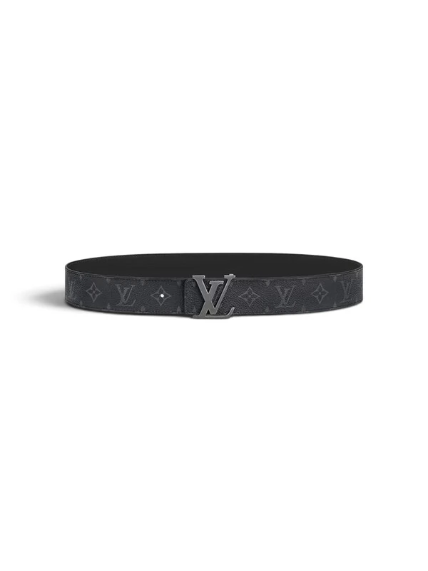 Cinto Louis Vuitton Reversível Monogram Eclipse