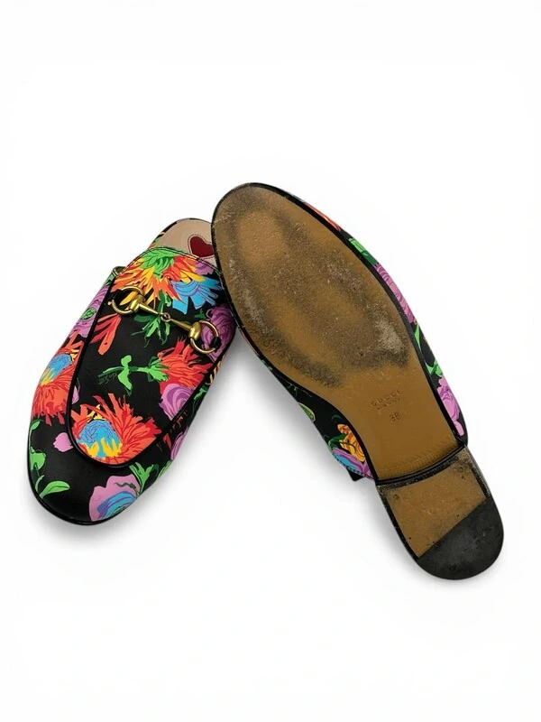 Mule Gucci Horsebit Floral