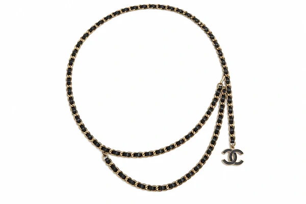 Cinto Chanel Vintage 2005 Chain-Link Belt Small