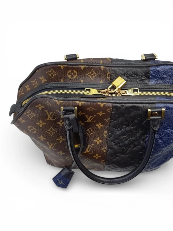 Bolsa Louis Vuitton Marine Blocks Edição Limitada Marrom, Azul e Preto