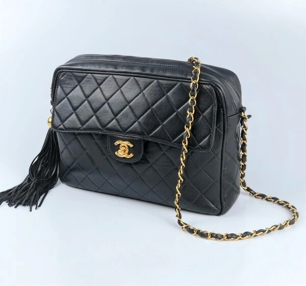 Bolsa Chanel Camera Single Flap Preta